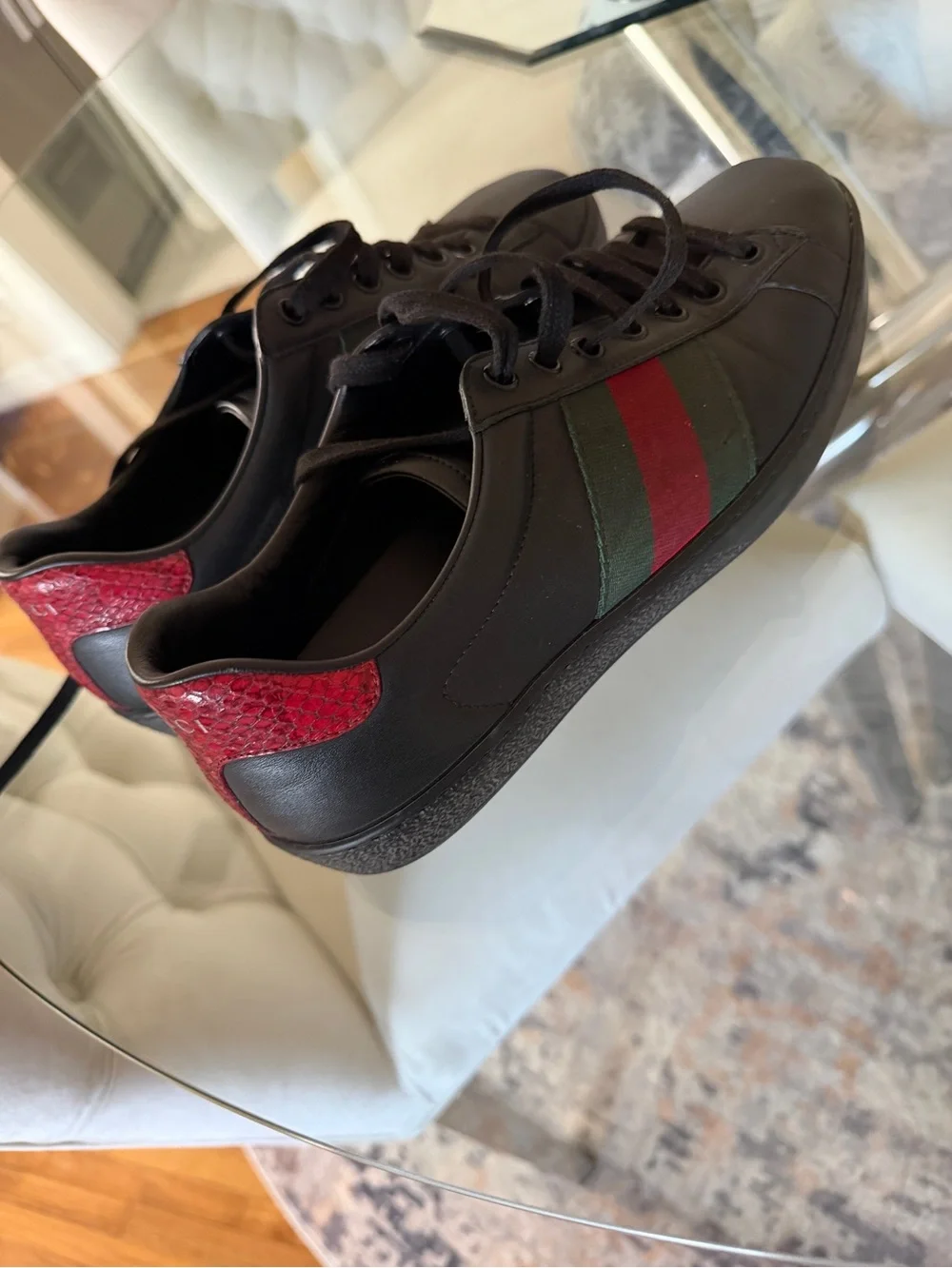 Gucci Men's Black Low-Top Sneakers